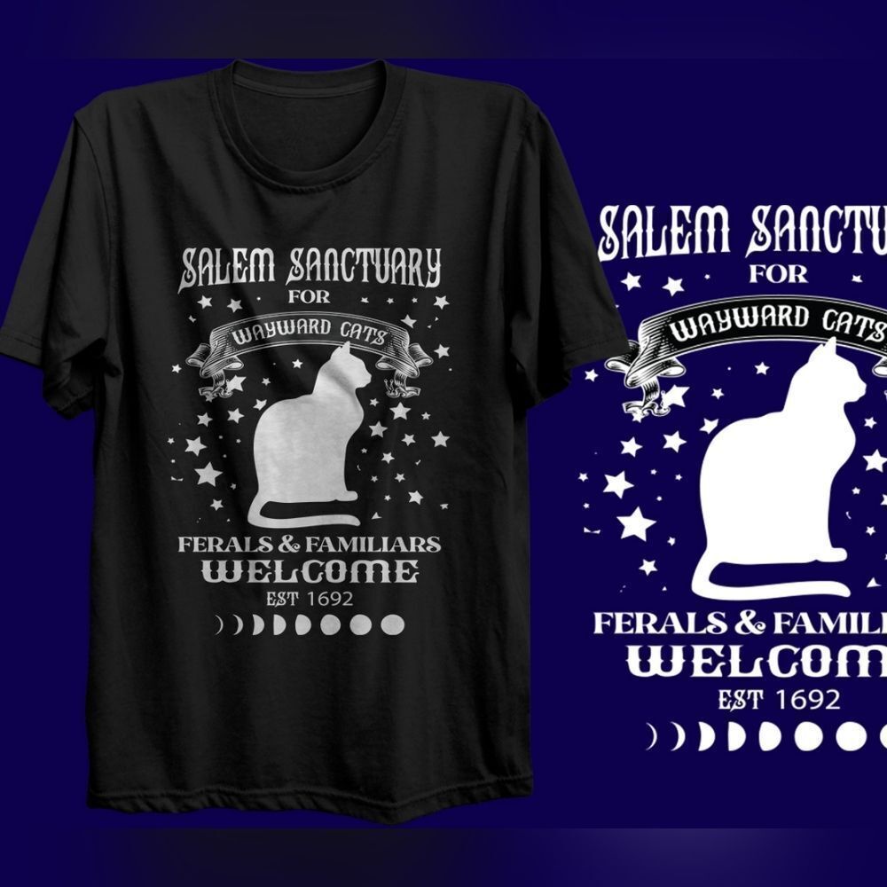 New Cat sanctuary T shirt Short Sleeve Unisex Fun Vibes